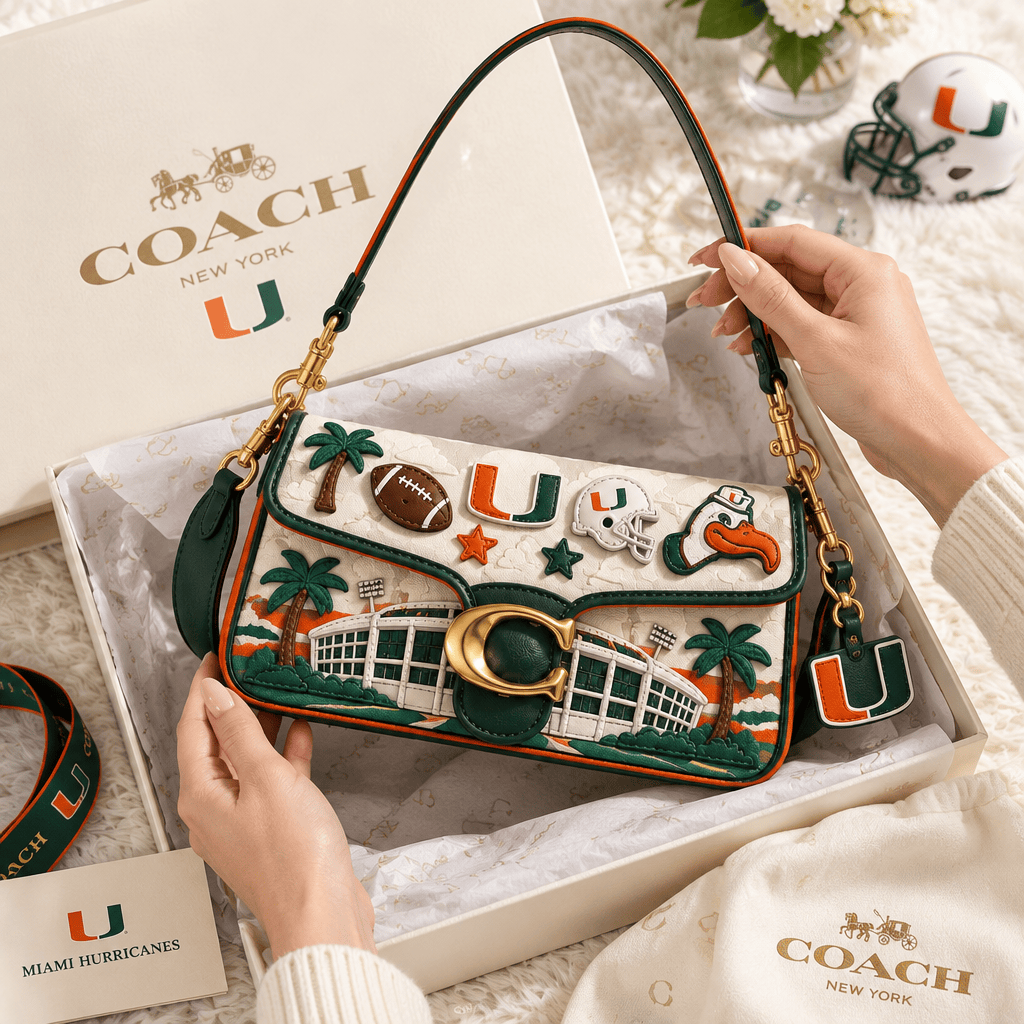Premium MHC Coach Shoulder Cross With Charm LNTH
