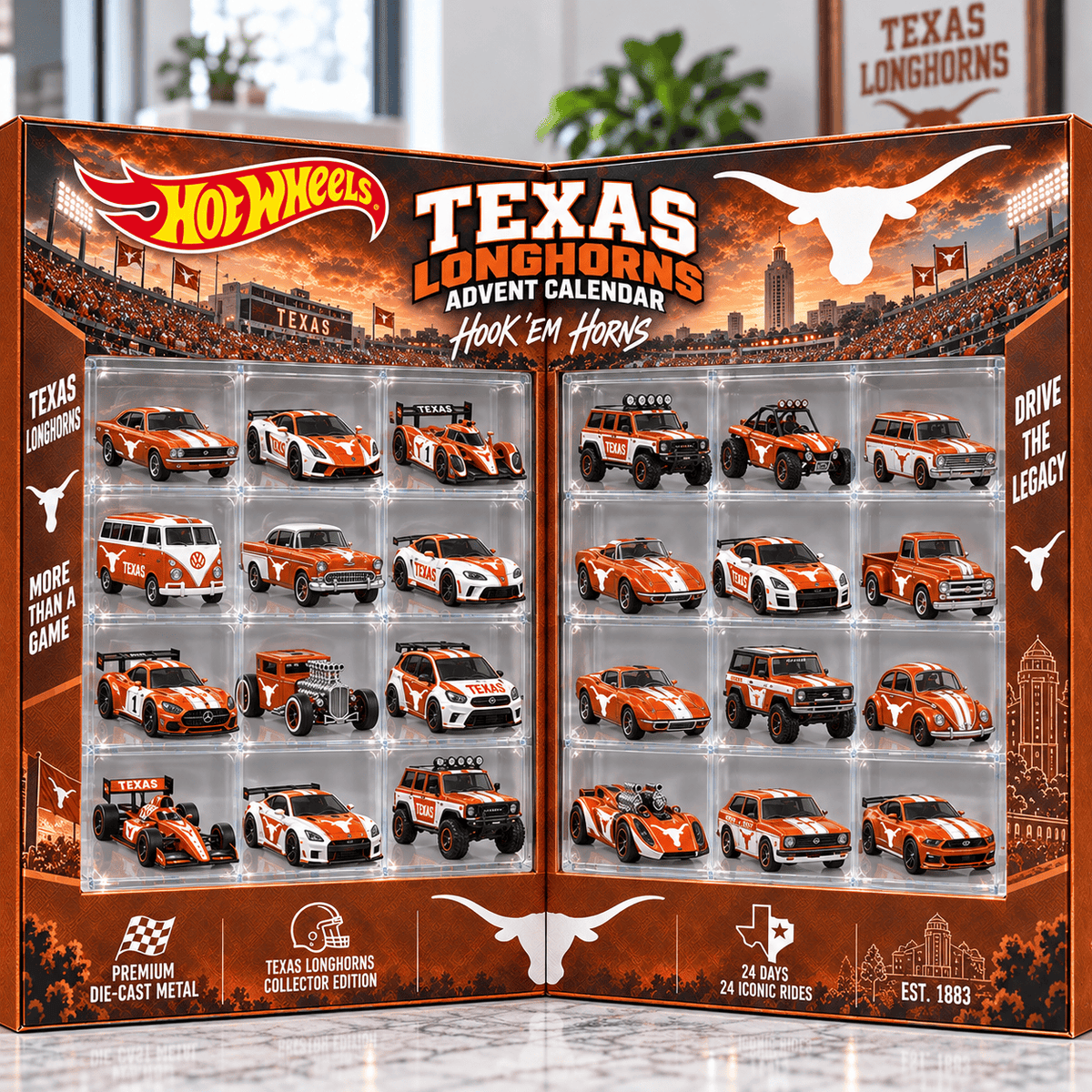 TLS Premium Mini Car Advent Calendar NTNA