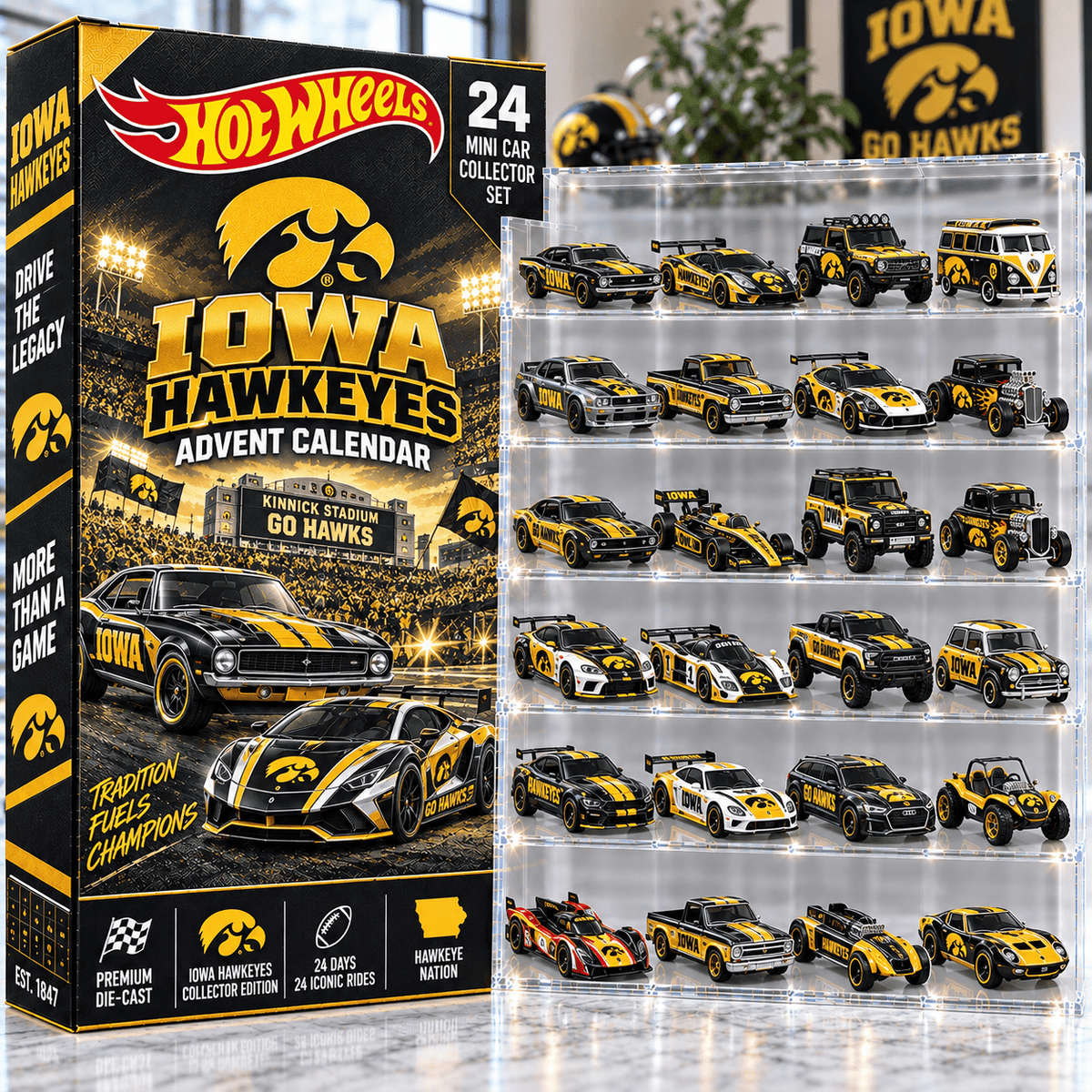 IWHK Premium Mini Car Advent Calendar NTNA