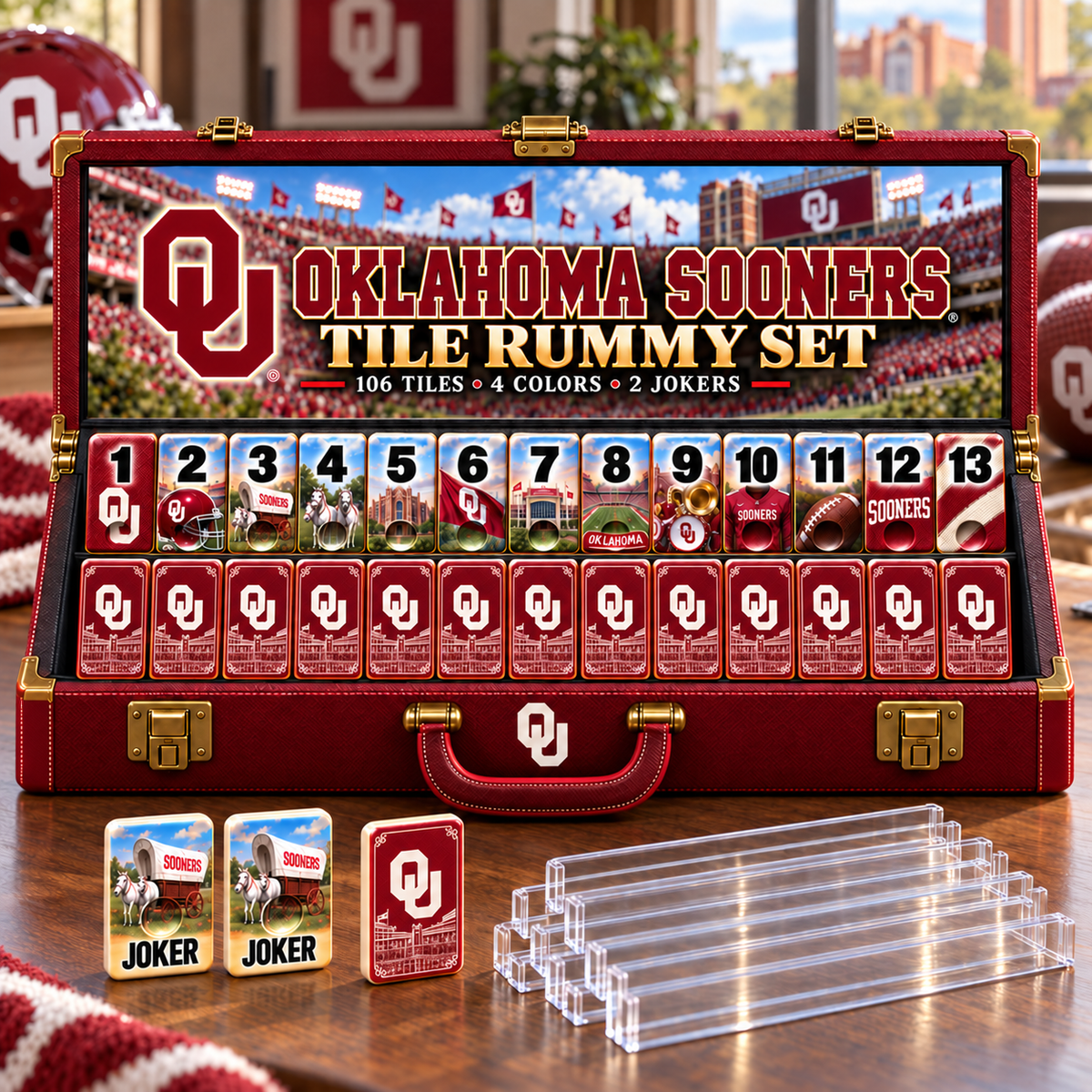 OSN Deluxe Rummy Game Set NTVA