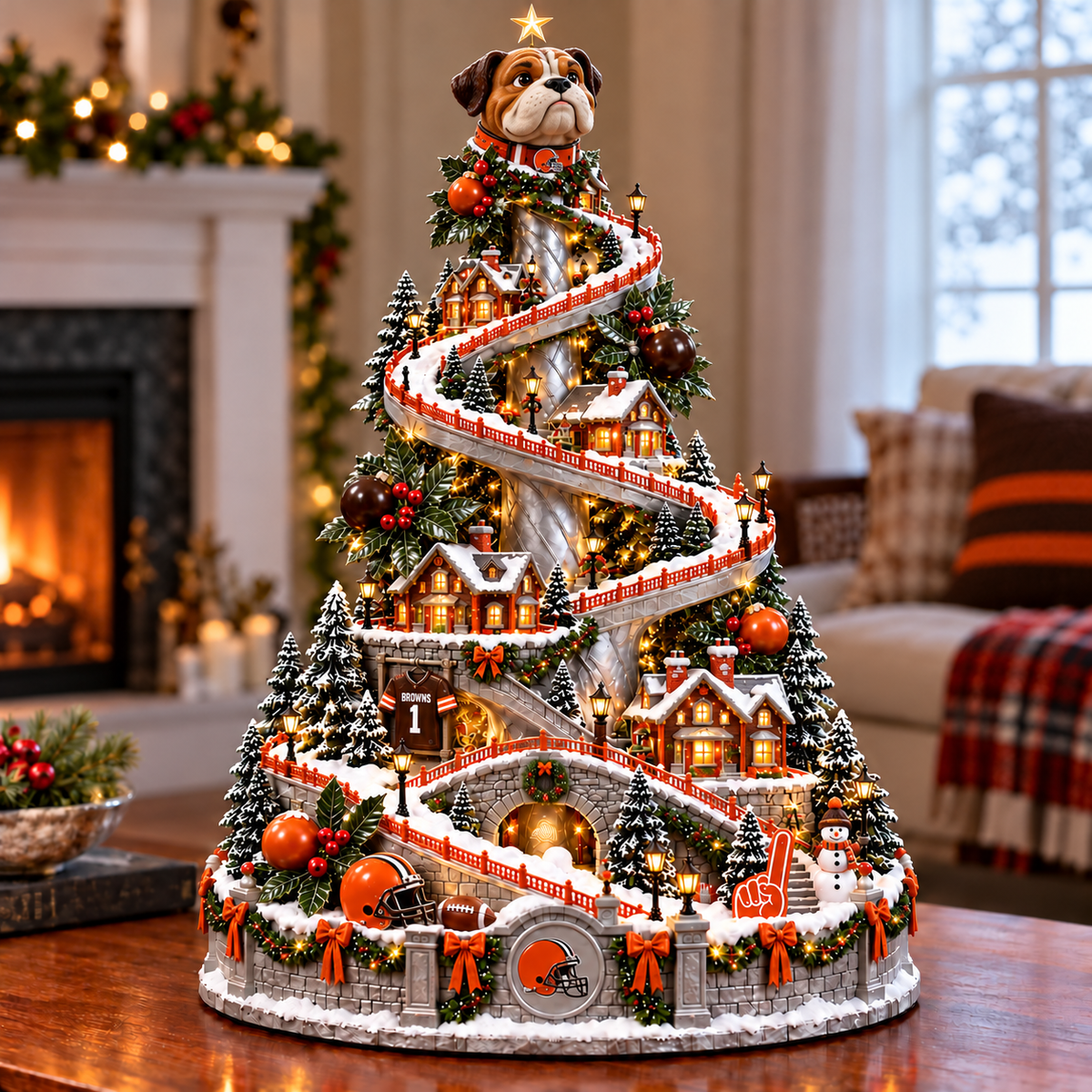 CLVB Christmas Village Tree DNBN
