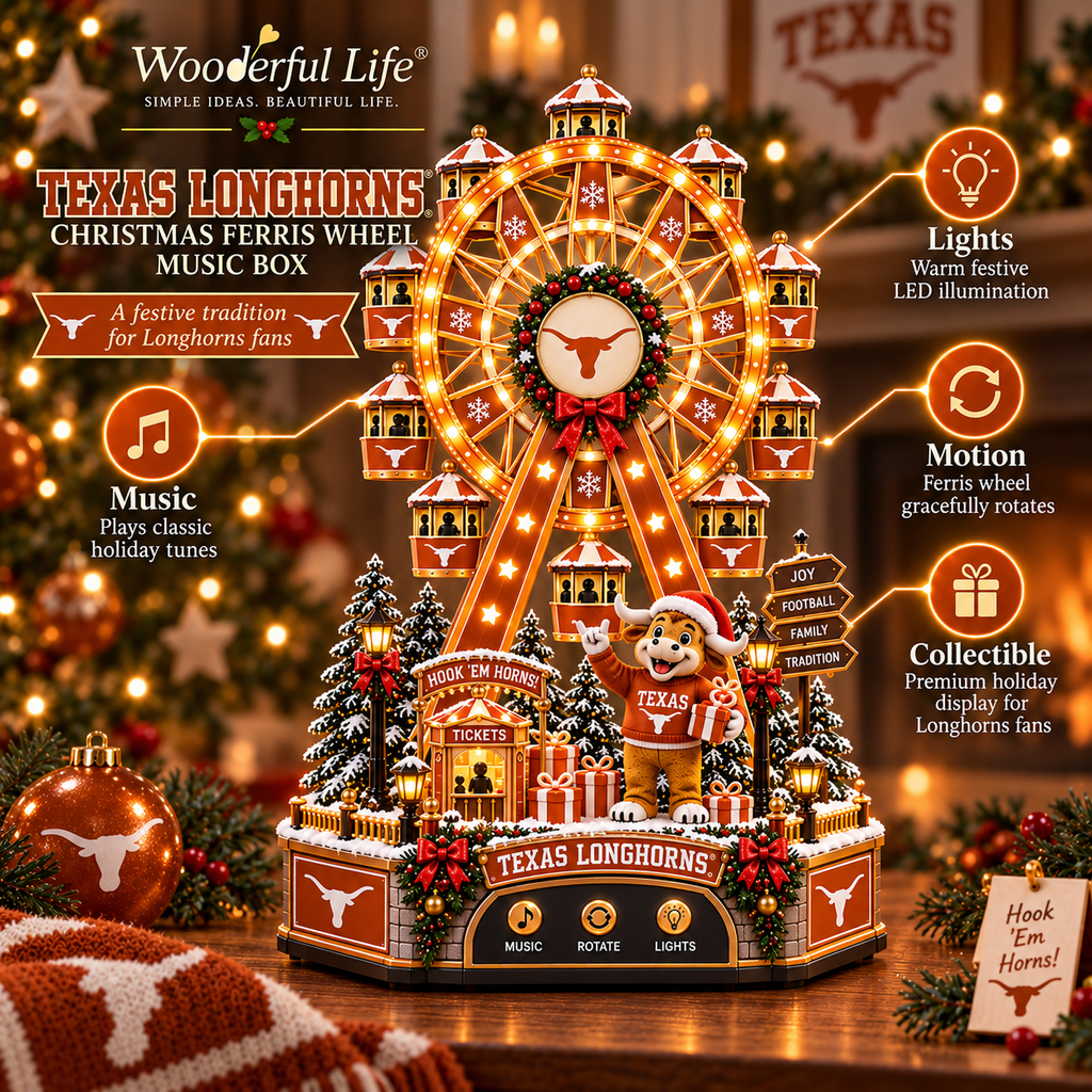 TLS Premium Christmas Carousel Music Box BMD