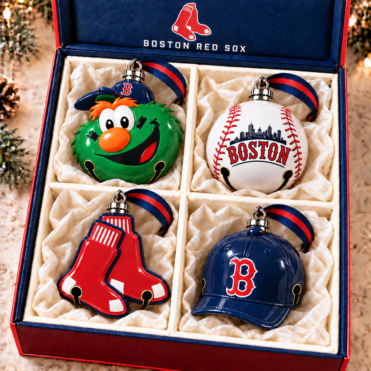 Premium BRX Christmas Bell Ornament PVNA
