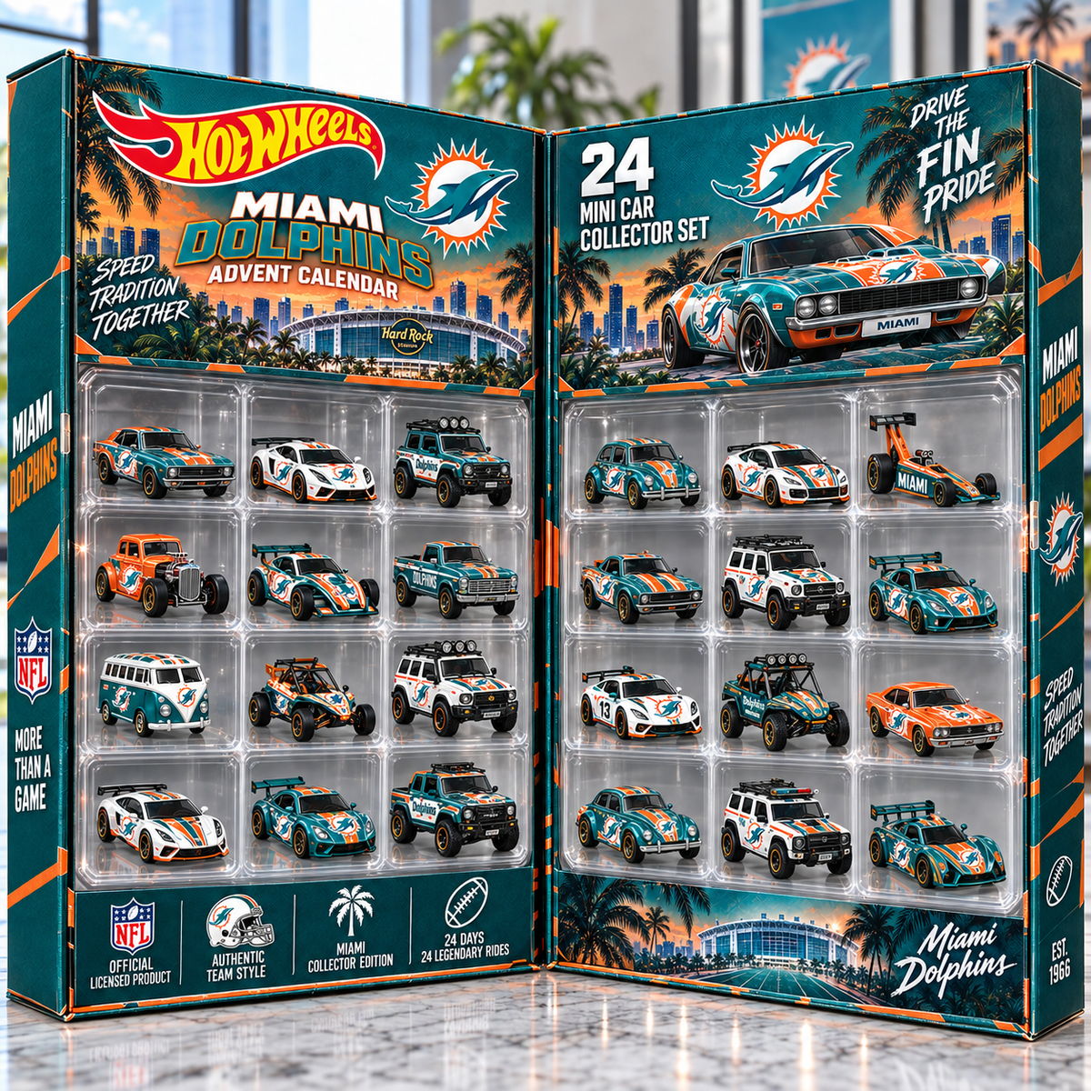 MDP Premium Mini Car Advent Calendar NTNA