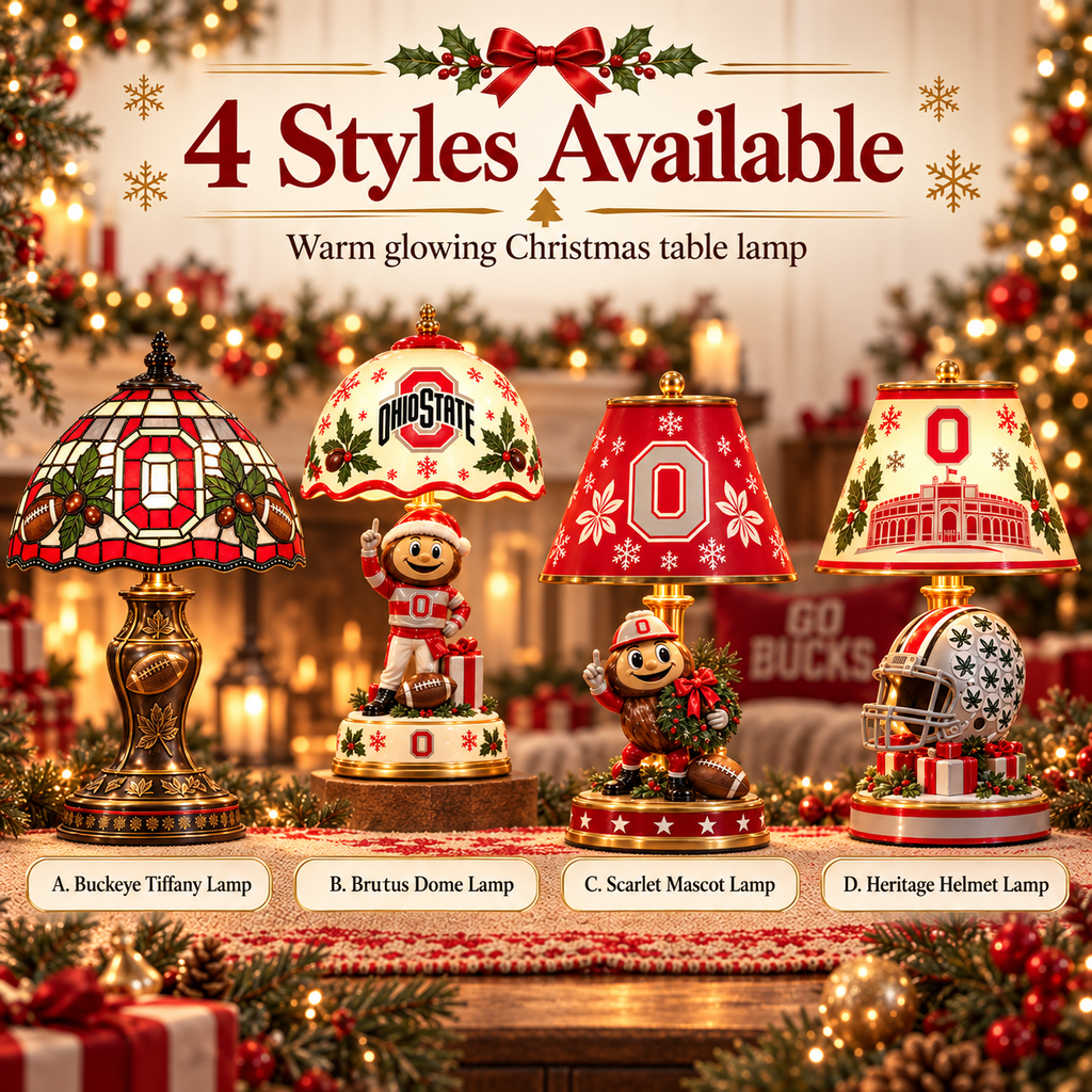 OSB Premium Vintage Christmas Table Lamp Set TNSM