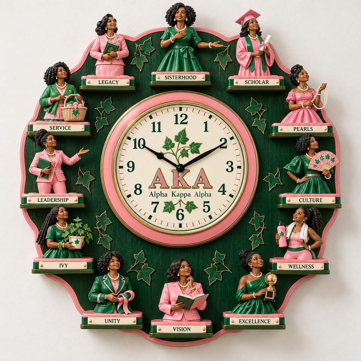 AKA Premium Mascot Sculpture Clock Collection PTKL