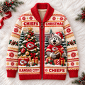 KCC WOOL ZIP CARDIGAN NPL