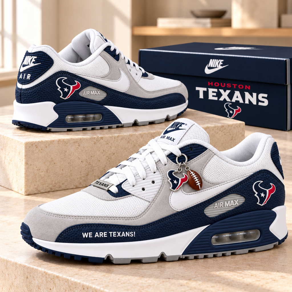 Houston Texans Premium Low-Top Sneakers