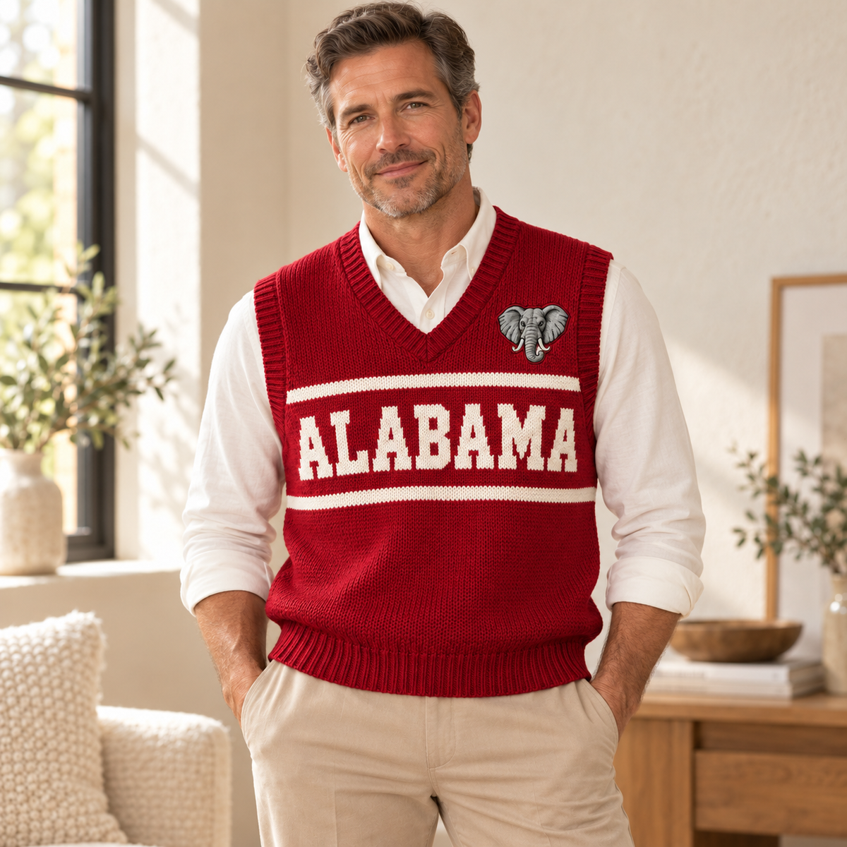 ACT Premium V-Neck Knit Sweater Vest PNPA