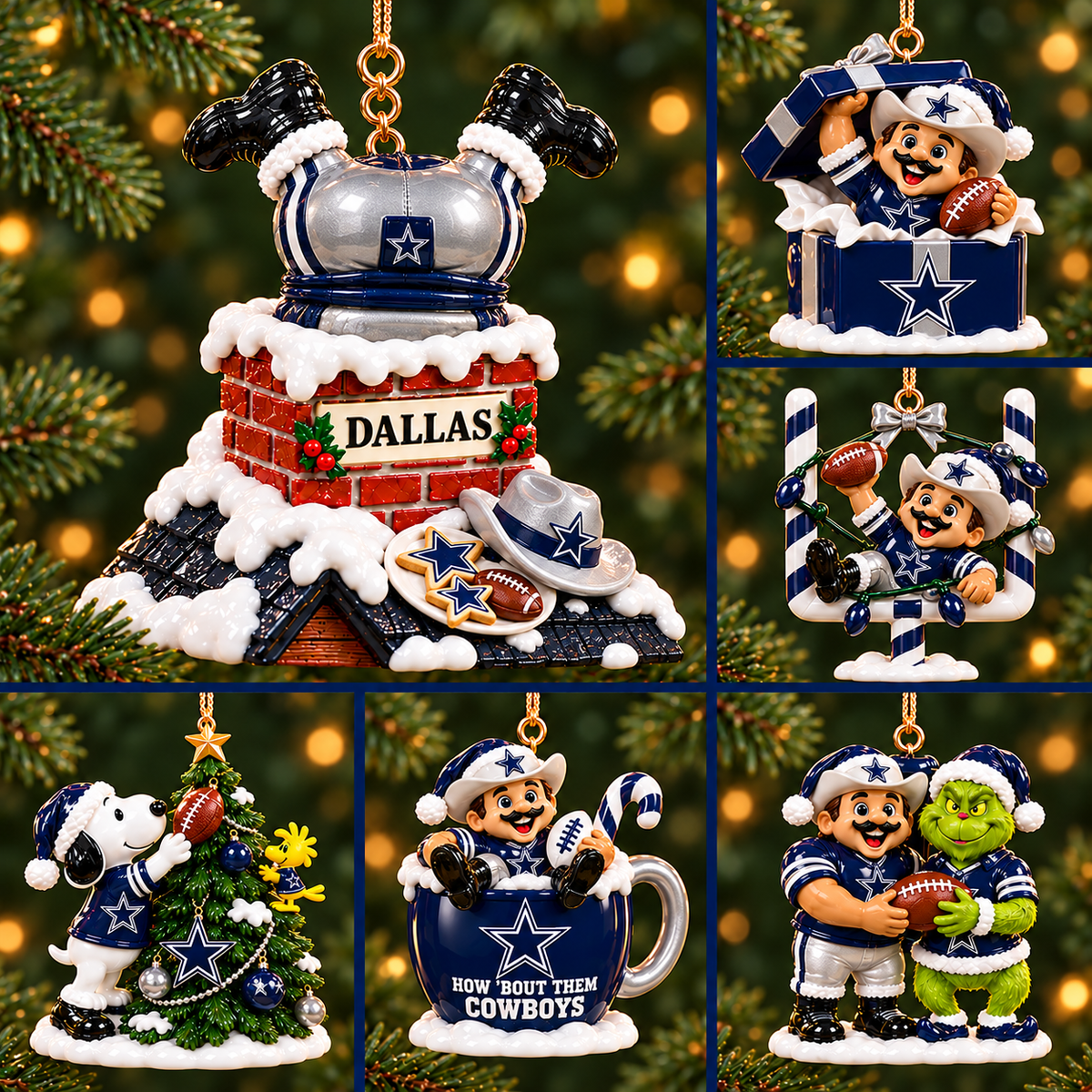 DLCB Premium Christmas Tree Ornament Set TMH