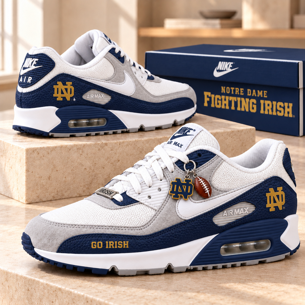 Notre Dame Fighting Irish Premium Low-Top Sneakers
