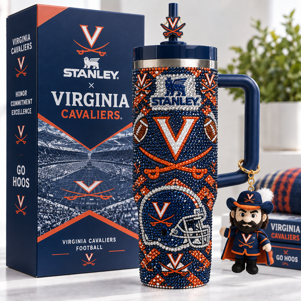 Virginia Cavaliers 40oz Tumbler With Handle TTNL