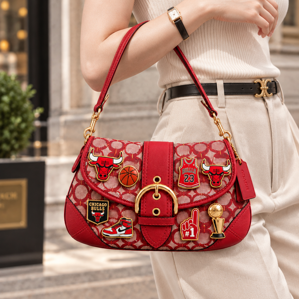 Chicago Bulls Soho Bag With Charm