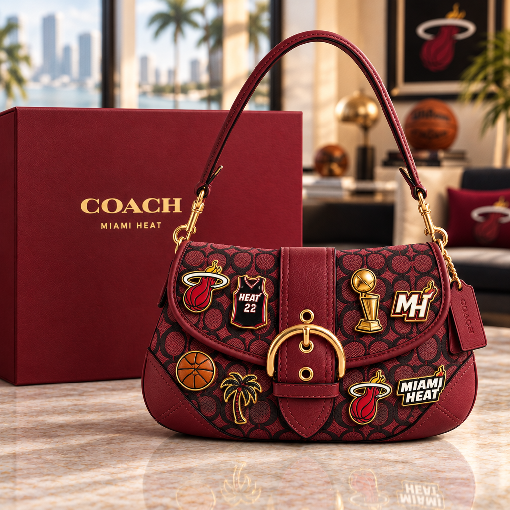 Miami Heat Soho Bag With Charm