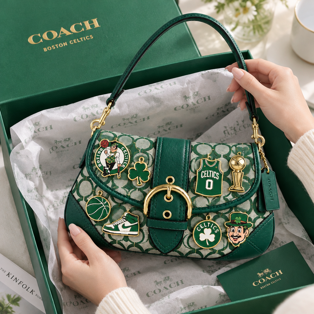 Boston Celtics Soho Bag With Charm