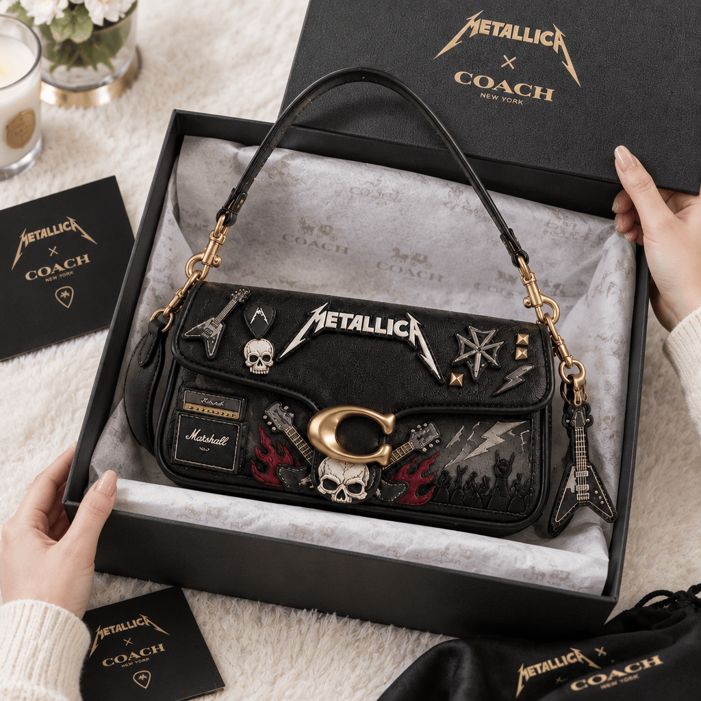 Premium MTLC Coach Shoulder Cross With Charm LNTH