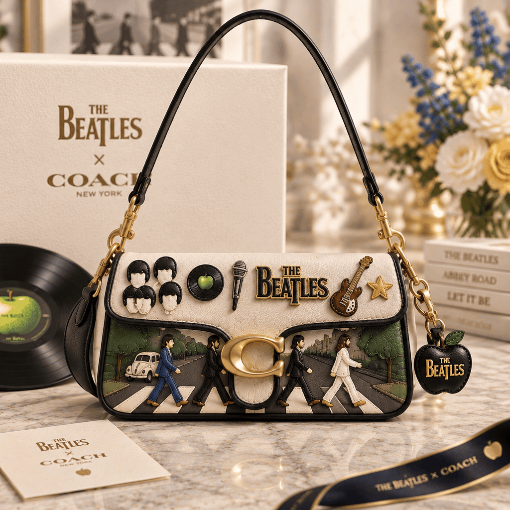 Premium TBE Coach Shoulder Cross With Charm LNTH