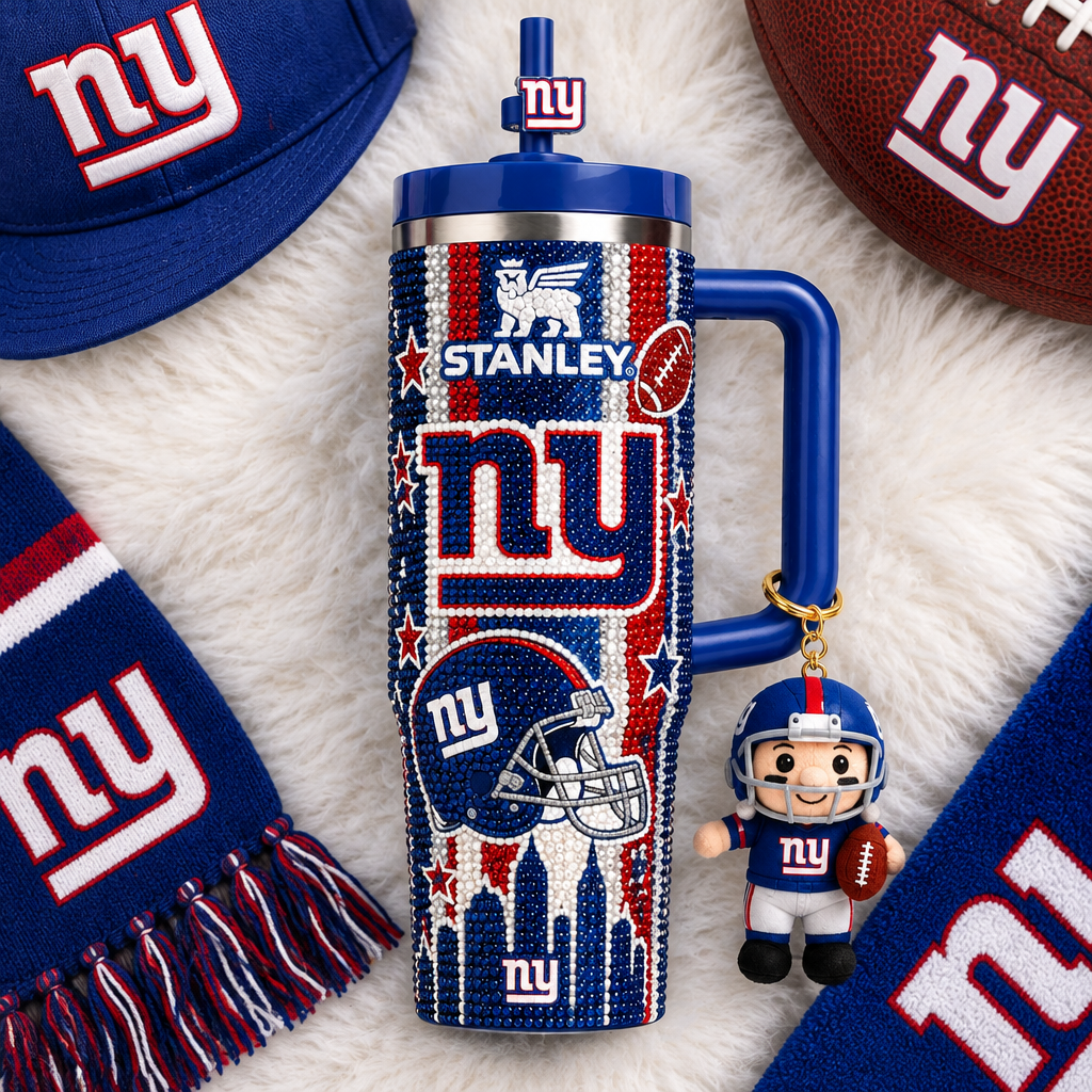 New York Giants 40oz Tumbler With Handle TTNL