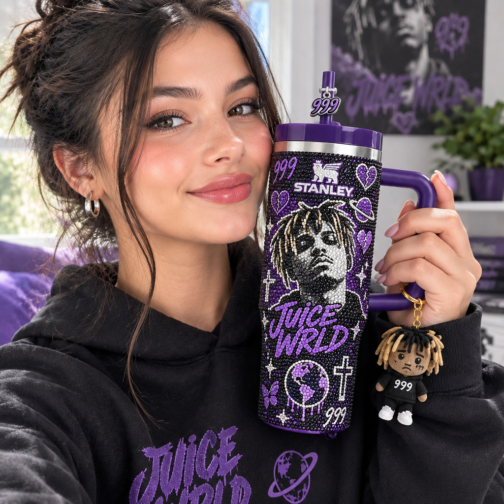 Juice Wrld 40oz Tumbler With Handle TTNL