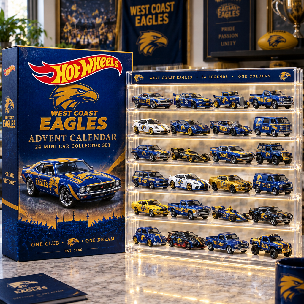 West Coast Eagles Premium Mini Car Advent Calendar