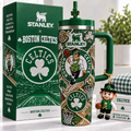Boston Celtics 40oz Tumbler With Handle TTNL