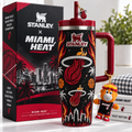 Miami Heat 40oz Tumbler With Handle TTNL